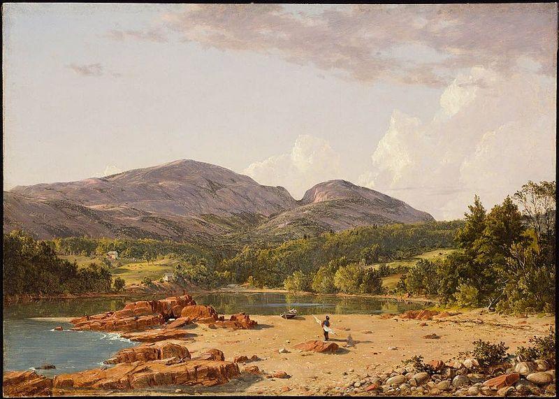 Frederick Edwin Church Otter Creek Mt. Desert Norge oil painting art